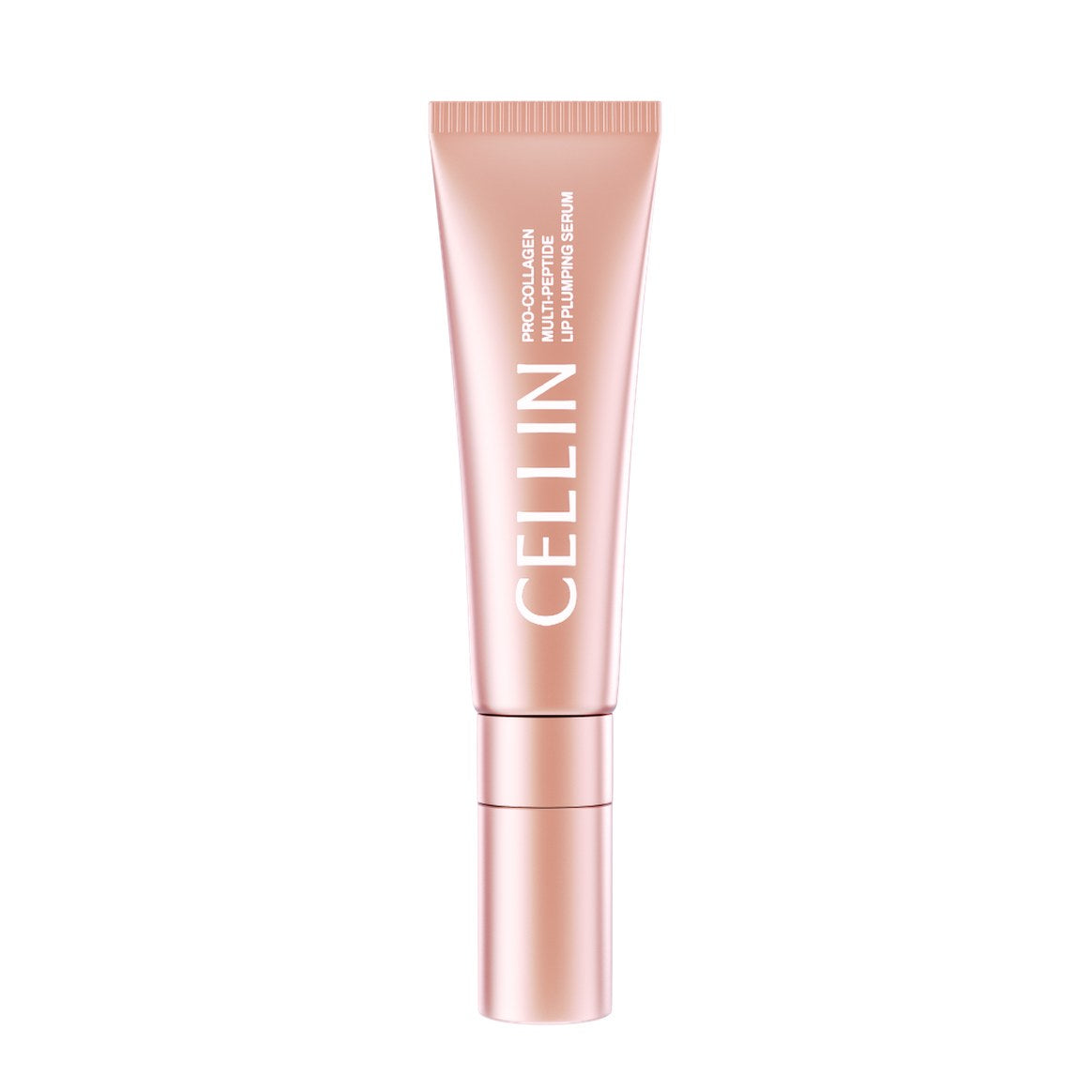 CELLIN Rosé Hour Pro-Collagen Multi-Peptide Lip Plumping Serum, rose-gold tube